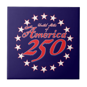 Carreau 250e anniversaire de l'Amérique