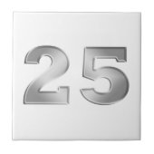 Carreau 25e anniversaire d'argent (Devant)