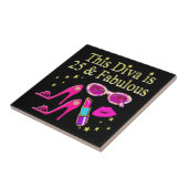 CARREAU 25E ANNIVERSAIRE FABULOUS DIVA DESIGN (Côté)