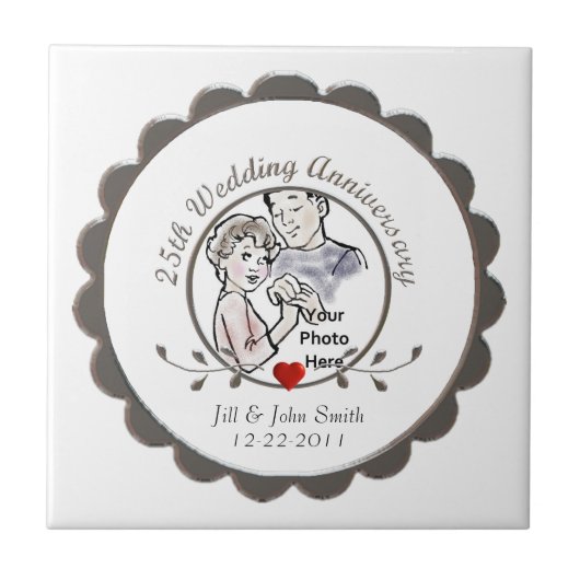 Carreau 25e Carrelage du Mariage (Devant)