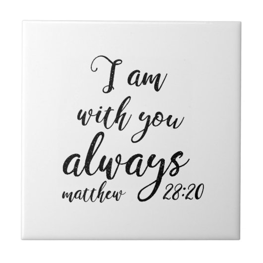 Carreau 28:20 de Matthew (Devant)