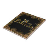 Carreau 28e anniversaire  (Côté)