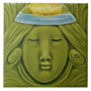 Carreau #2 de 3 Repro German Art Nouveau Jugendstil