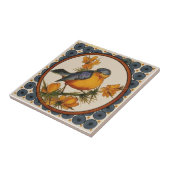 Carreau #2 de 5 Repro 1890s Doulton Lambeth Peint à la mai (Côté)