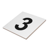 Carreau 3 - numéro trois (Côté)