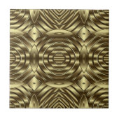 Carreau 3D Gold Metallic Geometric Pattern luxury (Devant)