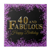 Carreau 40e anniversaire (Devant)