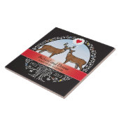 Carreau 40e anniversaire de Mariage personnalisé, Buck & D (Côté)