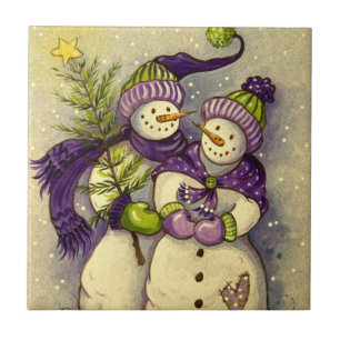 Carreau 4882 Noël des Snowmen