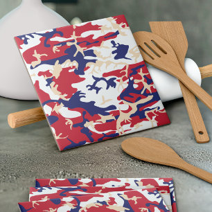 Carreau 4 juillet, Jour de l'Indépendance, Beige de camouf