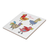 Carreau 4 Oiseaux amusants Thunder_Cove (Côté)