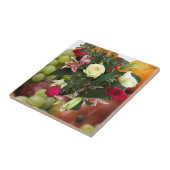 Carreau 4e anniversaire du Mariage Fruits et Fleurs (Côté)