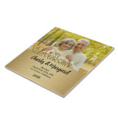 Carreau 50e anniversaire d'or Photo (Côté)