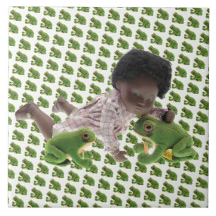 Carreau 519 Sasha cara Black Baby Fliese