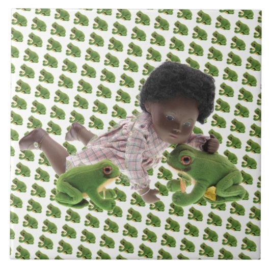 Carreau 519 Sasha cara Black Baby Fliese (Devant)