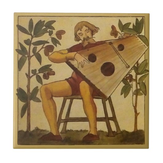 Carreau #5 Repro Copeland Médiéval Minstrels Thème musical (Devant)