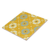 Carreau 60s les années 70 tuile de fleurs rétro (Côté)