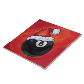 Carreau 8 Balle Noël Casquette rouge (Côté)