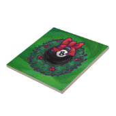 Carreau 8 Balle Noël en vert (Côté)