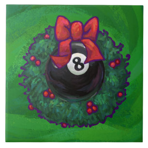 Carreau 8 Balle Noël en vert
