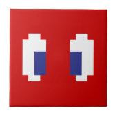 Carreau 8 bits Pixel Manga Eyes (Devant)