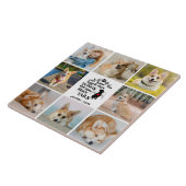 Carreau 8 Photo Collage Animaux de compagnie Chien Perte S (Côté)