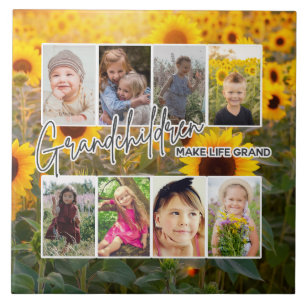 Carreau 8 Photo "Grand-parents font la vie grand"