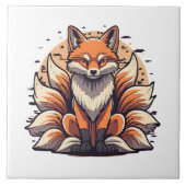 Carreau 9 Epingle de renard à queue (Devant)