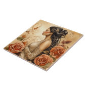 Carreau A Beautiful Lady Bathroom Border (Côté)