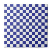 Carreau à damiers bleu et blanc (Devant)