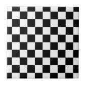 Carreau à damiers carré noir et blanc (Devant)
