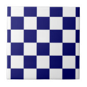 Carreau À damiers Navy et White (Devant)