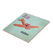 Carreau A est pour avion (Côté)