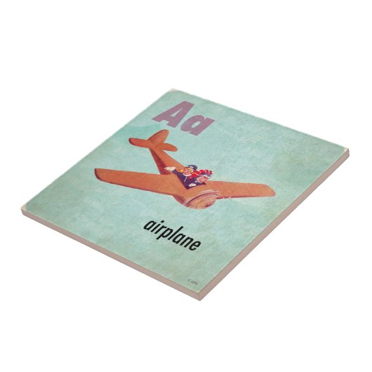 Carreau A est pour avion (Côté)