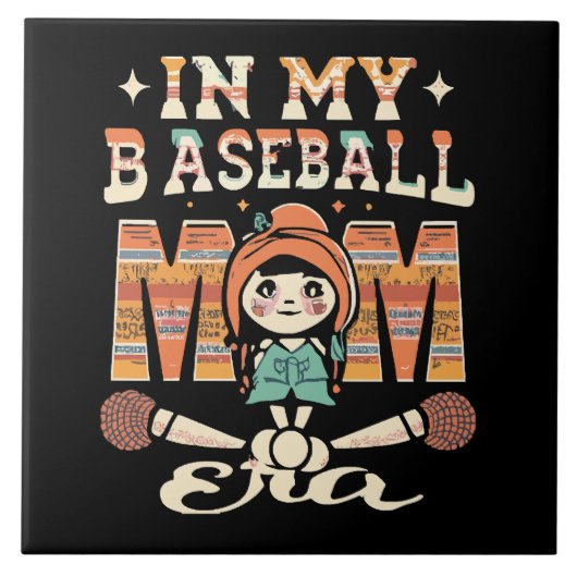 Carreau À l'ère de ma mère de baseball (Devant)