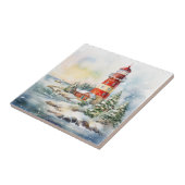 Carreau A Lighthouse in Winter (Côté)