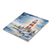 Carreau A Lighthouse in Winter (Côté)