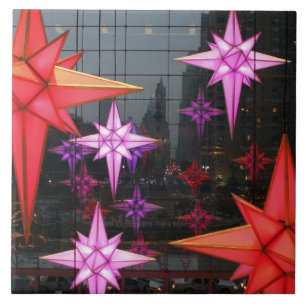 Carreau À New York City. Décoration de Noël à l'intér