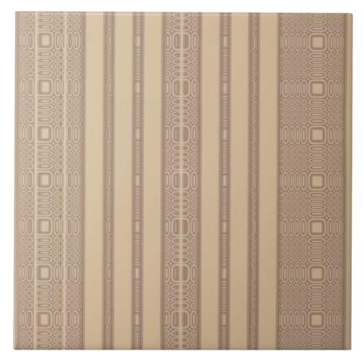 Carreau à rayures irrégulières beige (Devant)