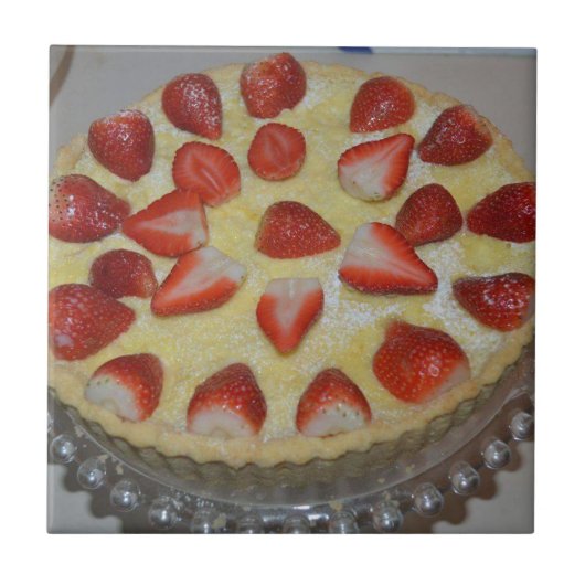 Carreau A strawberry cake (Devant)