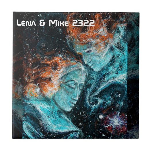 Carreau À travers l'espace (Devant)