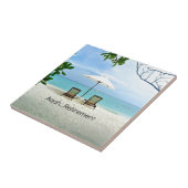 Carreau Aaah...retraite, détente sur la plage (Côté)