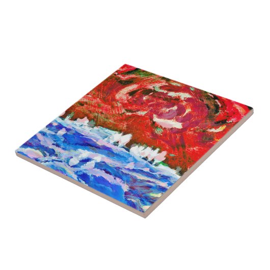 Carreau Aalto, Ilmari - Paysage d'automne avec nuages (mod (Côté)