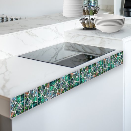 Carreau Abalone Shell Texture - Collage de cellules N2