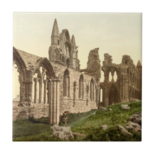 Carreau Abbaye de Whitby I, Whitby, Yorkshire, Angleterre (Devant)