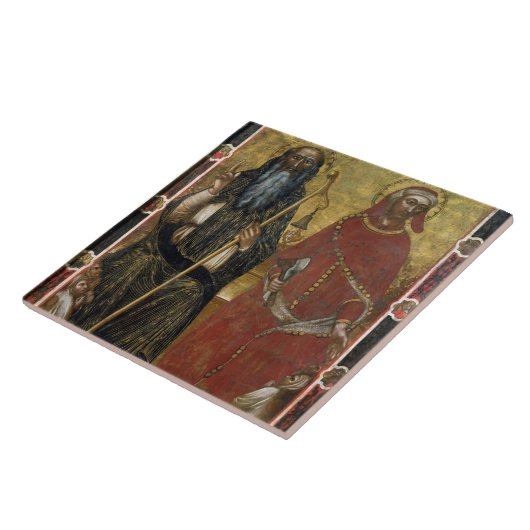 Carreau Abbé d'Anthony de saints et Eligius - processus (Côté)