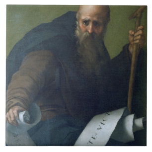 Carreau Abbé de St Anthony (c.251-356) c.1518-19 (huile