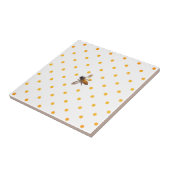 Carreau Abeille de miel et points de polka (Côté)