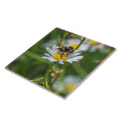 Carreau Abeille en céramique vue marguerite (Côté)