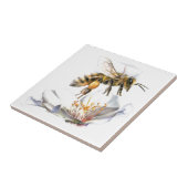 Carreau Abeille sur une fleur (Côté)